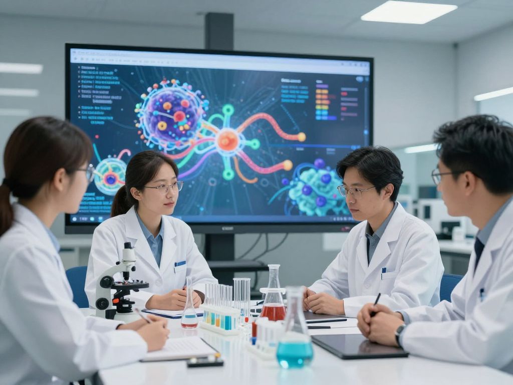 Visual representation of the Penn-BioNTech Innovative Therapeutics Seed Fund focused on biomedicine and innovation.