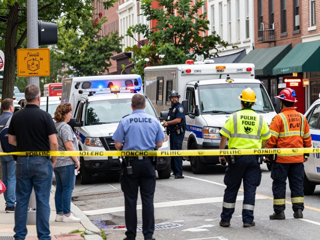 Police responding to a shooting incident outside a beer distributor in West Philadelphia
