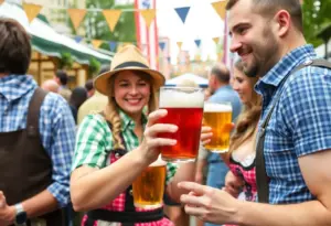 Crowd enjoying beer at Philly Bierfest 2026