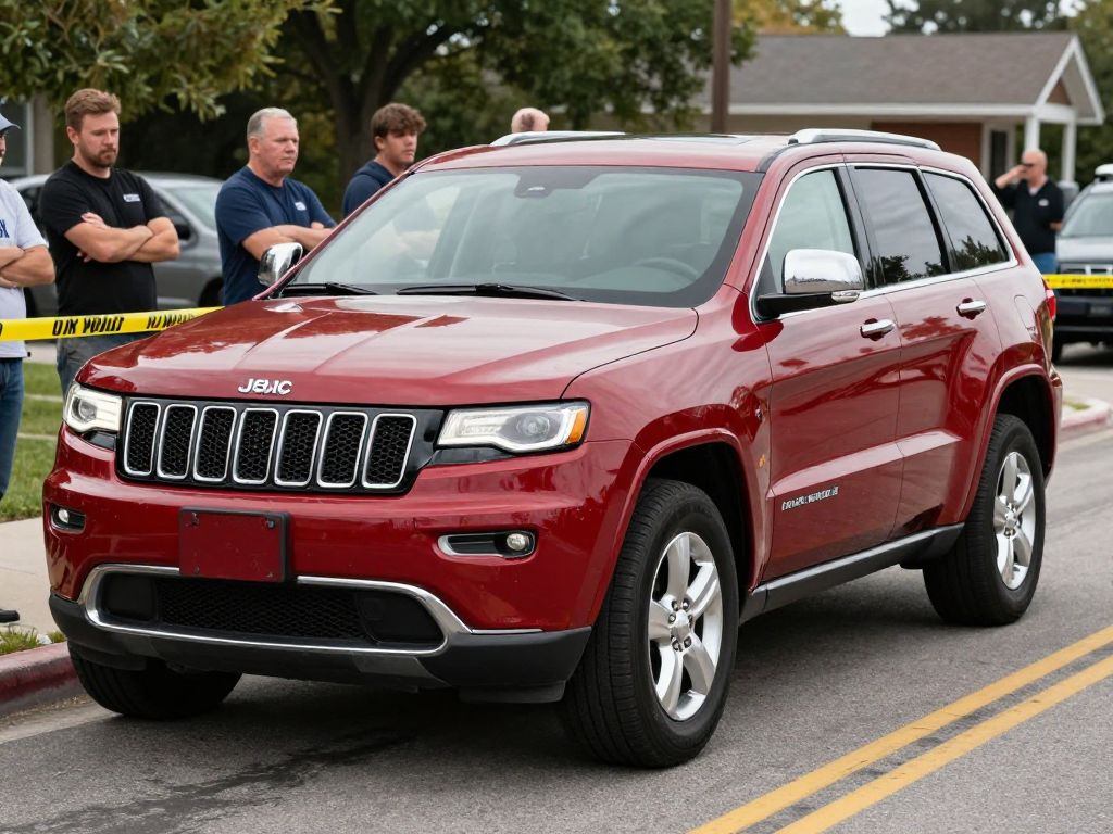Red Jeep Grand Cherokee involved in hit-and-run investigation