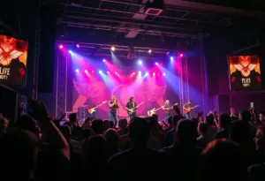 Tribute band Strangelove performing live at a concert