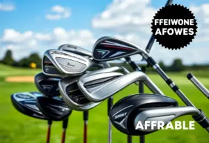 Newly launched Sub70 golf clubs on a golf course