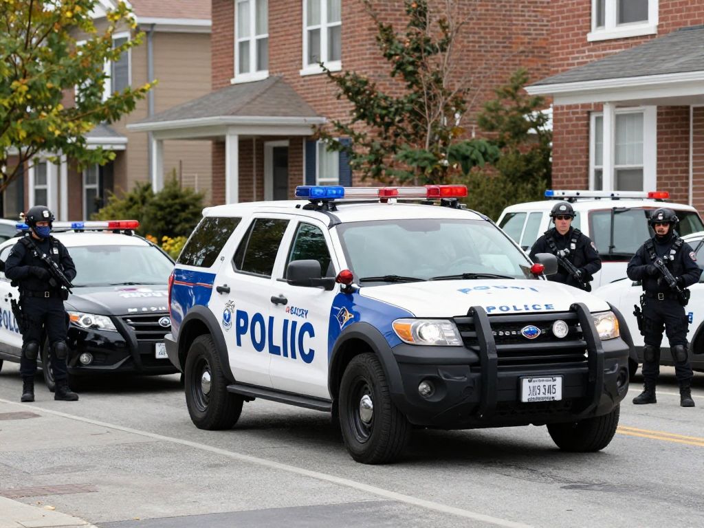 SWAT team responding to a barricade situation in Philadelphia