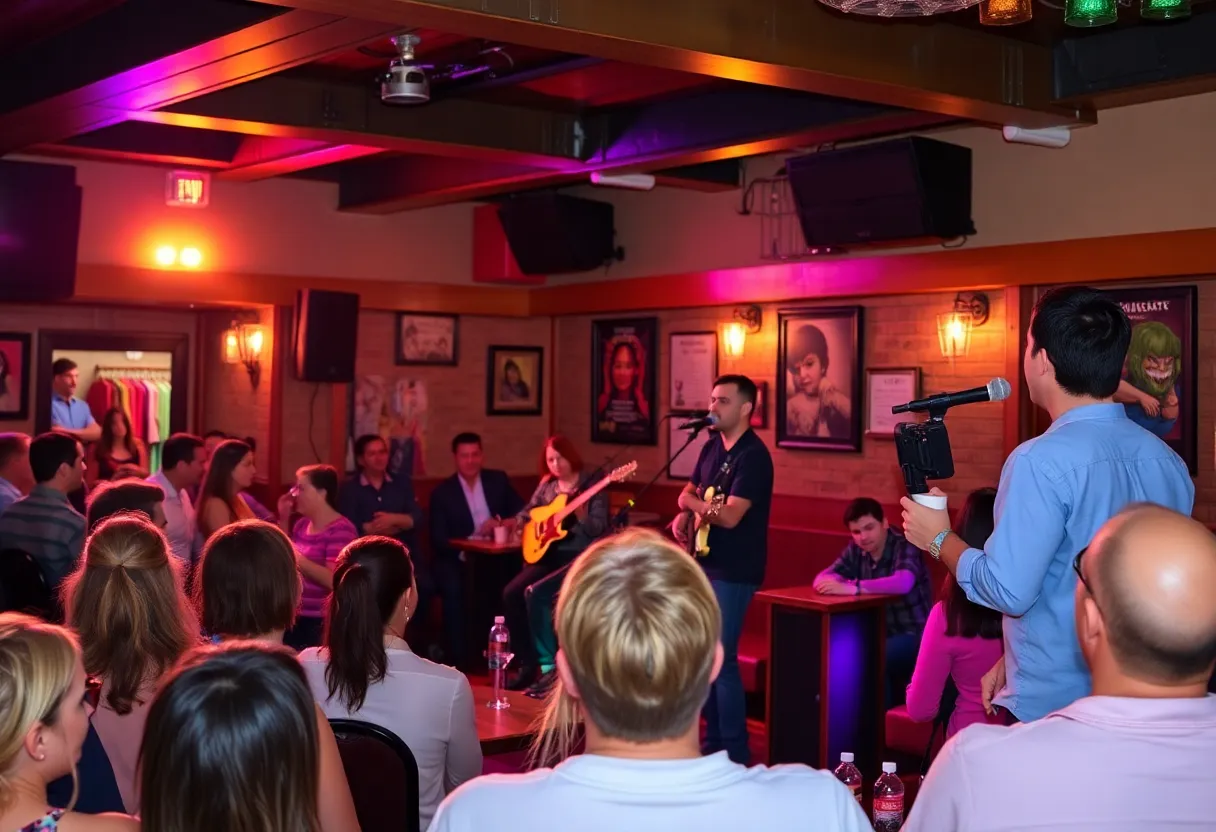 Local band Three Fourteen performing at Shere-E-Punjab