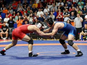 Wrestlers competing at the Southern Scuffle tournament