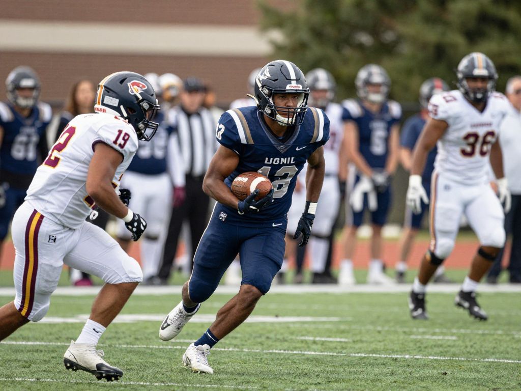 University of Pennsylvania Football team celebrating a victory.