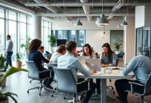 A collaborative work environment at Vertex, Inc.