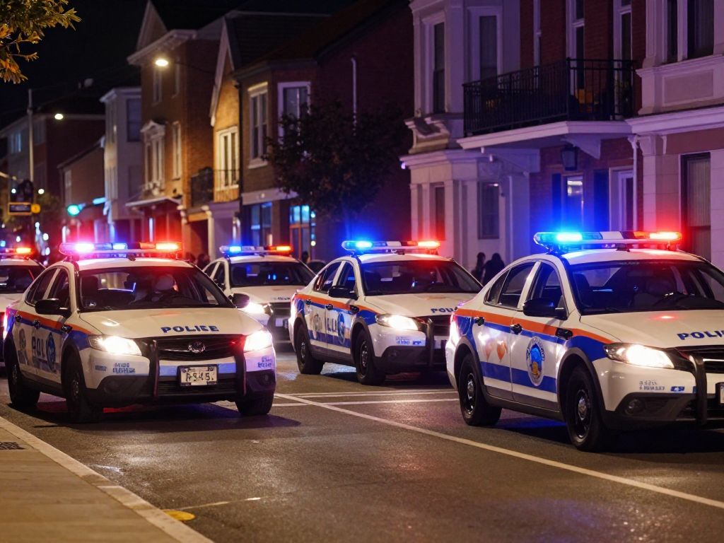 Police investigating a shooting scene in Wilmington