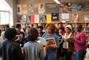 Community celebration for Black History Month in Philadelphia