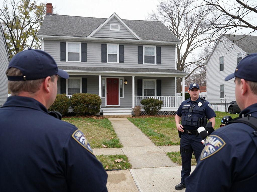 Federal agents conducting an operation in a Pennsylvania neighborhood