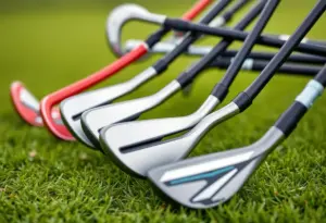 Best hybrid golf clubs for senior golfers displayed on a golf course