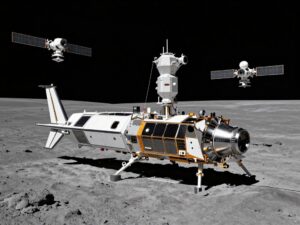 Space exploration facility representing Intuitive Machines