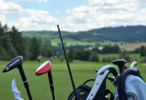 Golf course scene depicting the partnership between Jack Jolly & Son Inc. and the Philadelphia PGA.