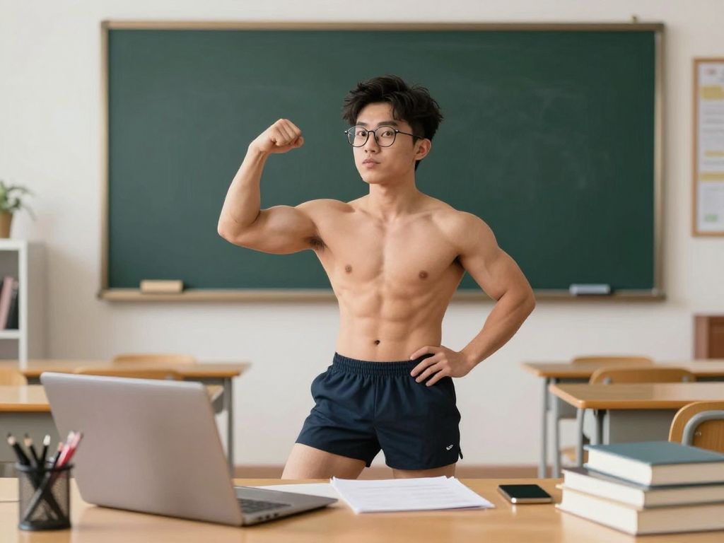 Cartoon depiction of a fictional Solid Core minor course with humorous elements.