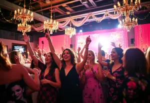 Women celebrating at the Renewal Gala