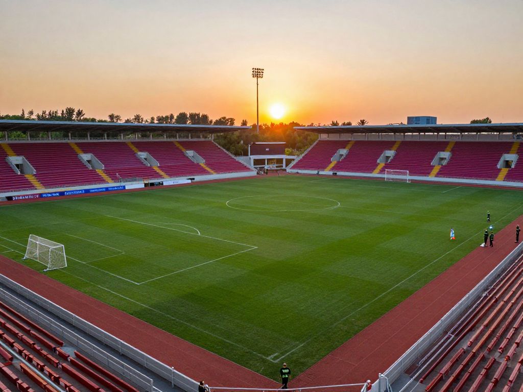 Football field representing Sawyer Boyd's commitment