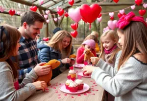 Guests celebrate Valentine's Day at Philadelphia Zoo with activities and animals