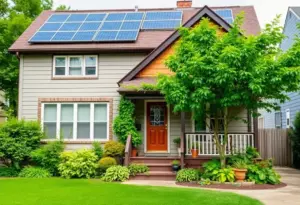 Eco-friendly home renovations in Philadelphia with solar panels