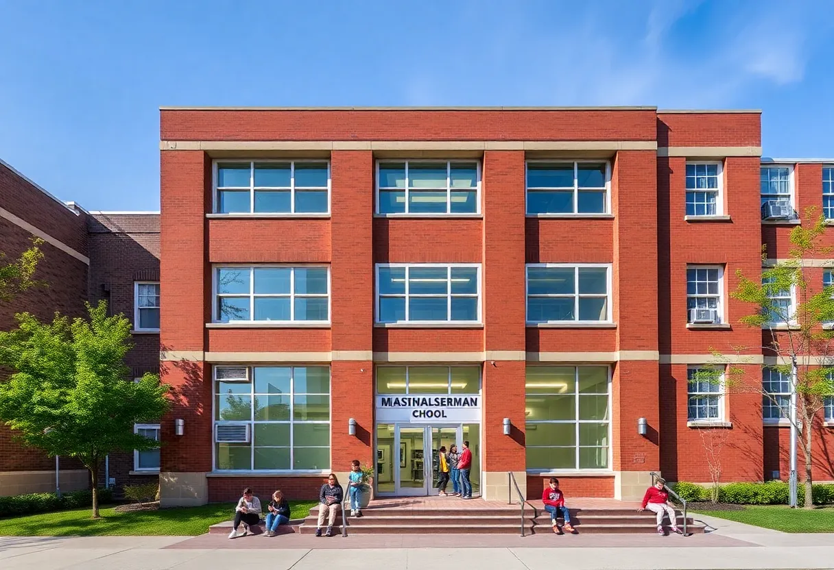 Exterior view of Julia R. Masterman Laboratory and Demonstration School