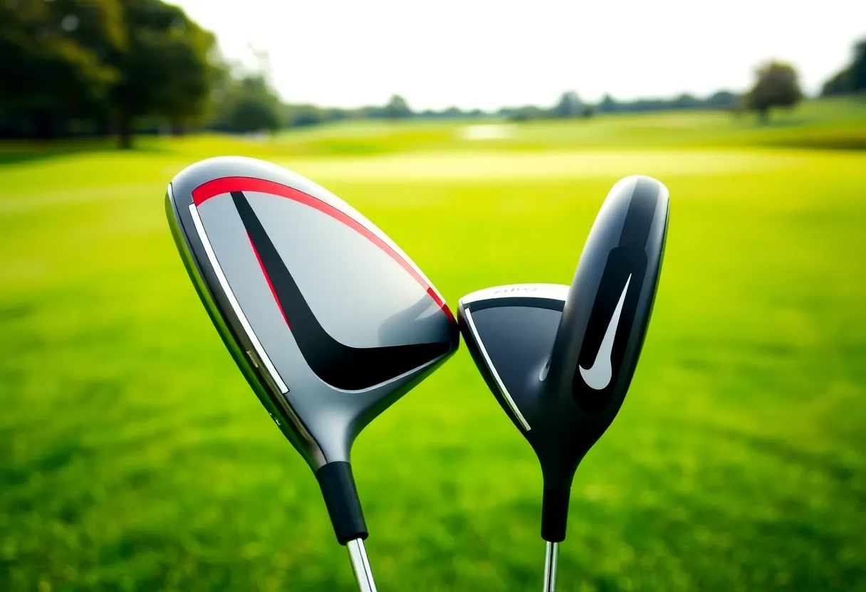 Nike Vapor Speed and Vapor Flex fairway woods on a golf course