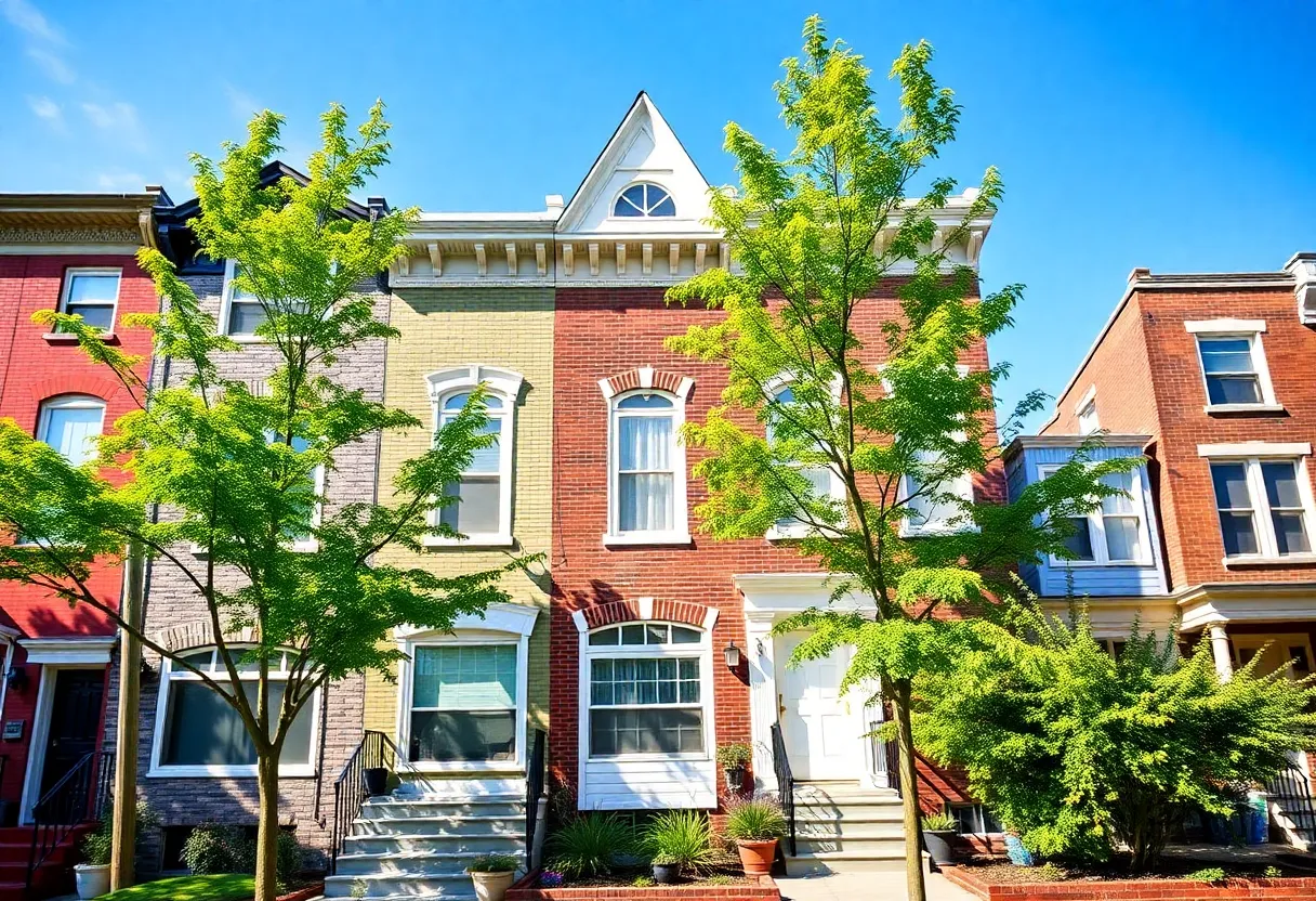 Diverse Philadelphia neighborhood featuring historic and modern homes, parks, and cultural venues.